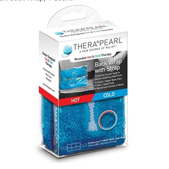 THERAPEARL heat ice cold hot pack BACK WRAP joint body aches stress GIFT NEW - Picture 5 of 5